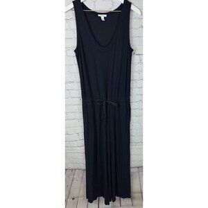 DAILY/RITUAL Women’s Navy Blue Ribbed Relaxed Fit Jumpsuit Size Medium